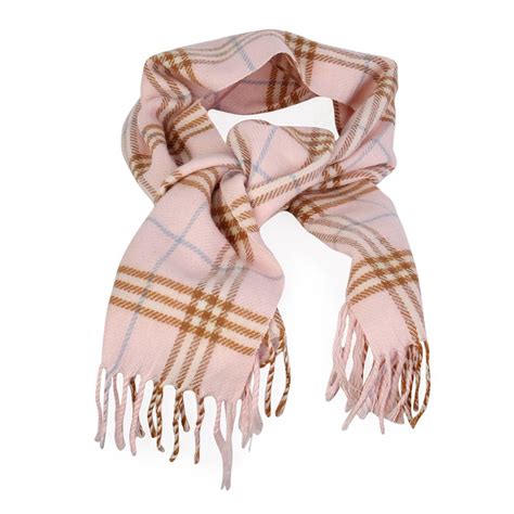 burberry check cashmere scarf pink|burberry reversible scarf cashmere.